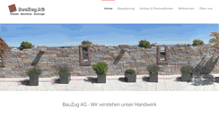 Desktop Screenshot of bauzug.ch